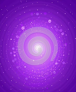 abstract violet background with scintillating circles and gloss