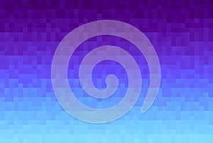 Abstract violet gradient background. Texture with pixel square blocks. Mosaic pattern.