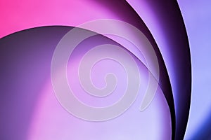 Abstract violet gradient color cruve background
