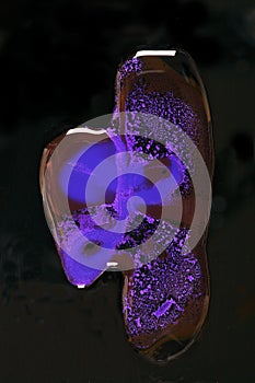 Abstract violet paint