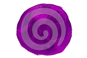 Abstract violet purple oil painting circle brush strokes