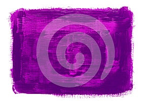 Abstract violet purple oil painting rectangle brush strokes