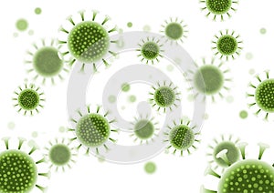 Abstract virus cells background - covid 19 pandemic