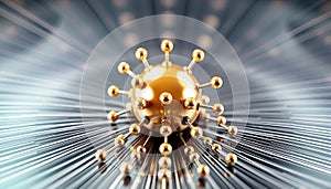 Abstract Virus Model Generative AI