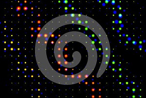 Abstract vision illusion 3D