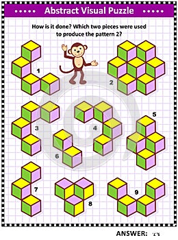 Abstract visual puzzle - how is it done?