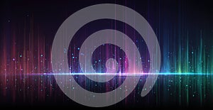 Abstract Digital Data Flow Background