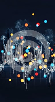 Abstract Data Analysis with Glowing Particles and Smoke