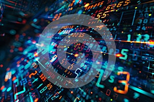 Abstract Visualization of Digital Data Stream in Cyberspace