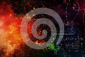 Abstract Visualization of Digital Data Stream in Cyberspace