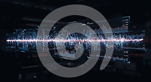 Digital waveform analysis with market data charts