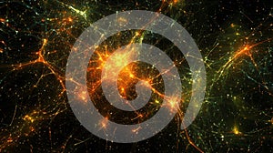 Abstract Visualization of Generative AI Network