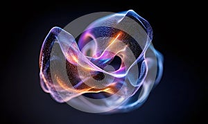 Abstract visualization of quantum waveforms