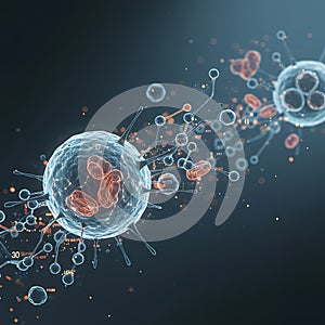 Abstract Visualization of a Virus