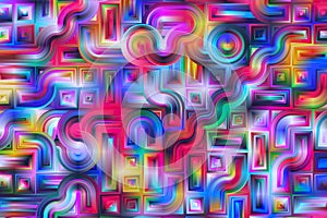 Abstract vivid colors pattern background