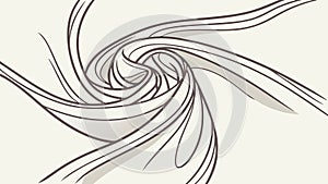 Abstract Vortex of Flowing Lines, Swirl Pattern, vector design Generative AI