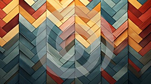 This abstract wall art captures the vibrant complexity of the geometric design