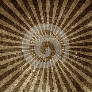 Abstract wall background with sunburst