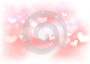 Abstract warm valentine background template