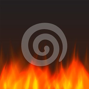 Abstract vector fire background