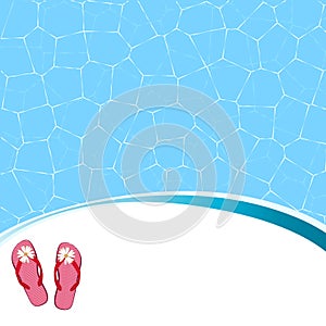 Abstract water background with a space for text