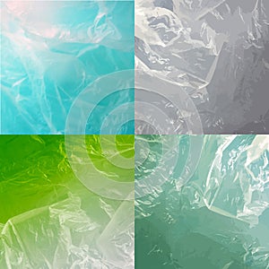 Abstract water backgrounds with waves colorful set