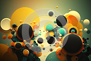 Abstract water bubble drop color background graphic design wallpaper