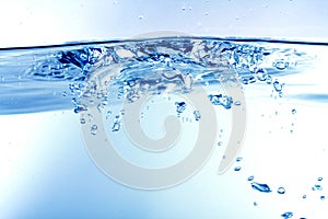 Abstract Water bubble drops splash background