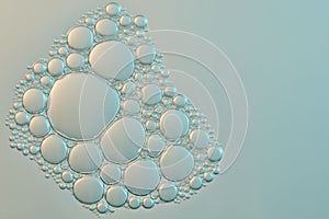 Abstract water bubbles