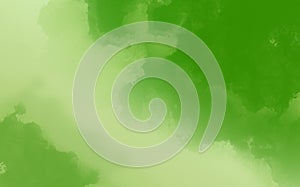 Abstract Water Color,Green Paint.