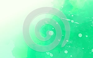 Abstract Water Color,Green Paint.