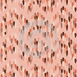Abstract water drop seamless pattern. Raindrop spot background. Falling dots ornament
