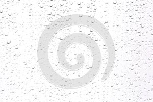 Abstract water droplets  background with white background