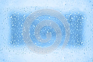 Abstract Water Drops Background with copy space