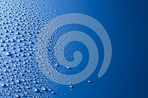 Abstract Water Drops Background with copy space