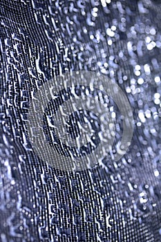 Abstract water liquid droplets on lace lines boketh soft beautiful background