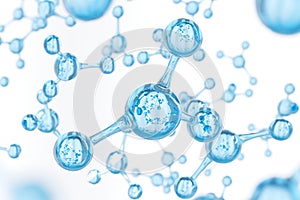 Abstracto Agua moléculas diseno. átomos. abstracto Agua formato publicitario destinado principalmente a su uso en sitios web o volantes. ciencia o médico. 3
