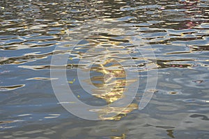 Abstract water reflection.