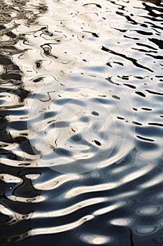 Abstract Water Reflections in Sunlight