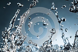 Abstract water splash