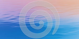 Abstract water surface with gradient pastel colors and soft ripples