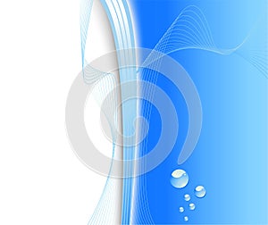 Abstract water tech background