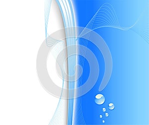 Abstract water tech background photo