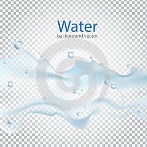 Abstract Water transparent drops backgrounds.vector