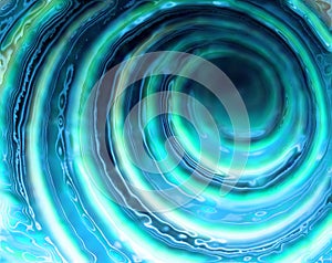 abstract water twirl