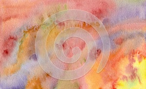 Abstract watercolor background in autumn colours.