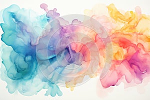 Abstract watercolor background colourful. pattern background generative ai