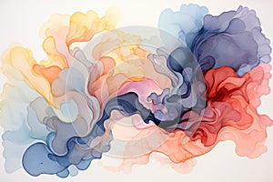 Abstract watercolor background colourful. pattern background generative ai