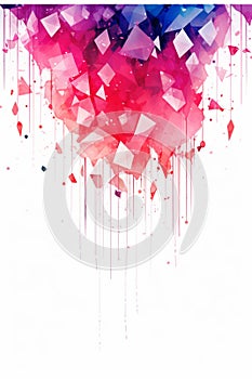 abstract watercolor background with drops of paint