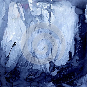 Abstract watercolor background of Indigo colors